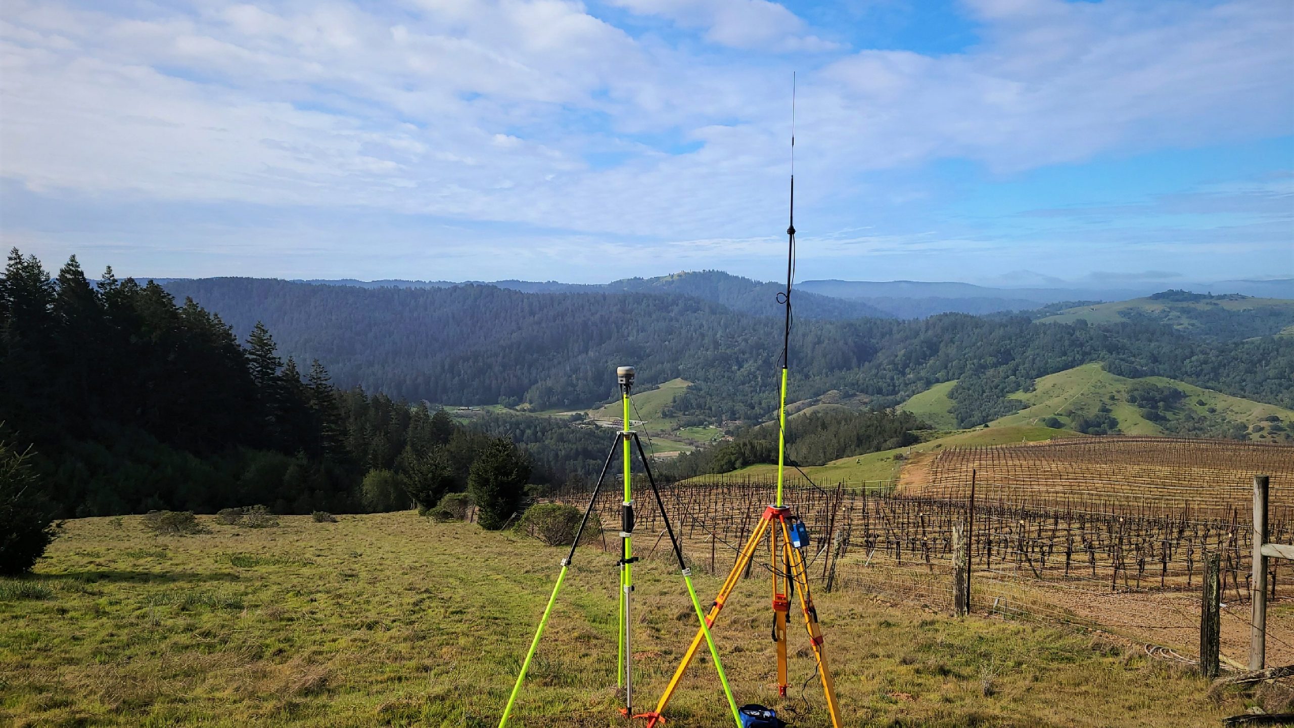 GPS Land Surveying in Marin County